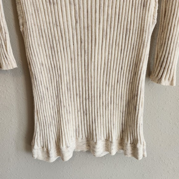 Anthropologie Moth Heathered Ribbed Sweater Dress Size Large - Picture 11 of 13